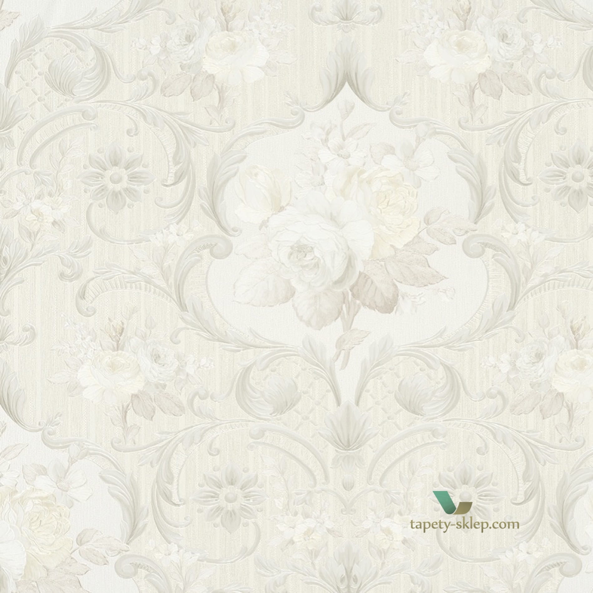 Tapeta ornament i róże Marburg 58264 Opulence Classic