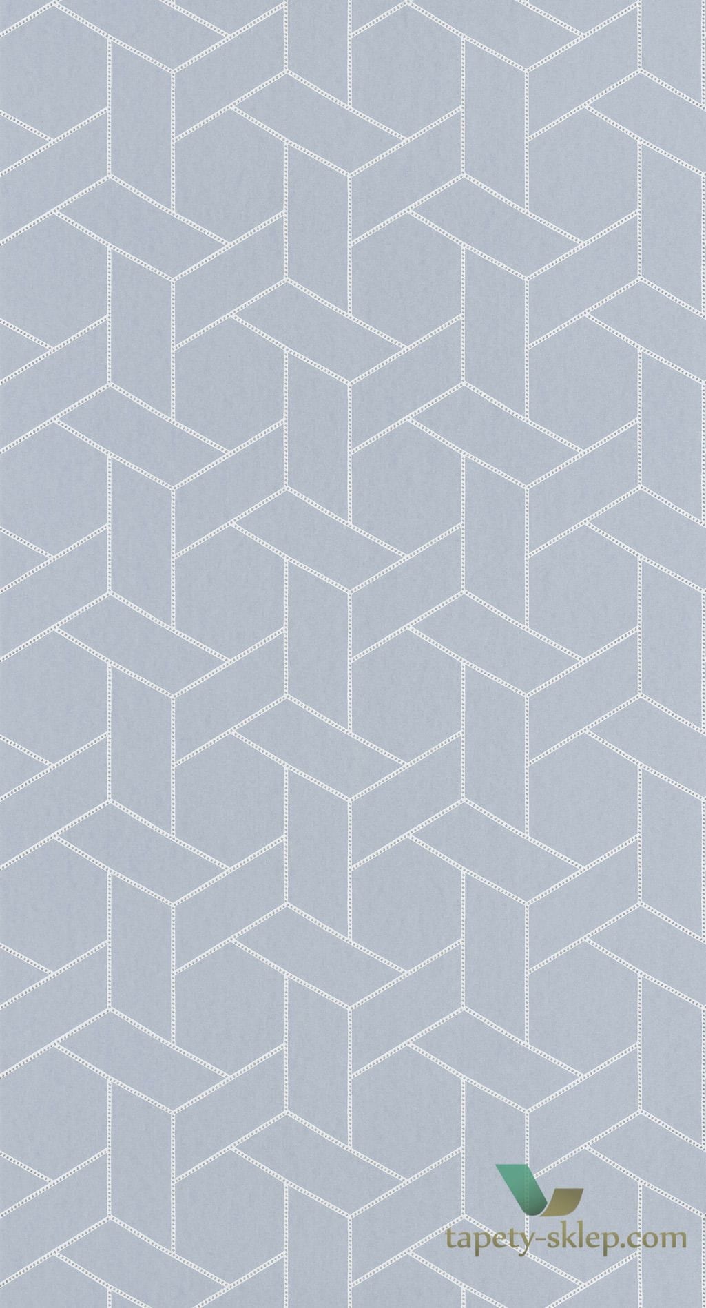 Tapeta z geometrycznym wzorem Casadeco HELS82036132 Focale Helsinki