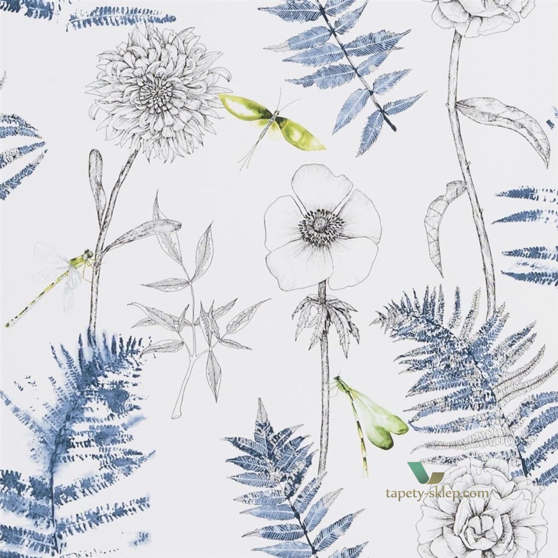 Tapeta Designers Guild PDG1022/01 Acanthus Majolica