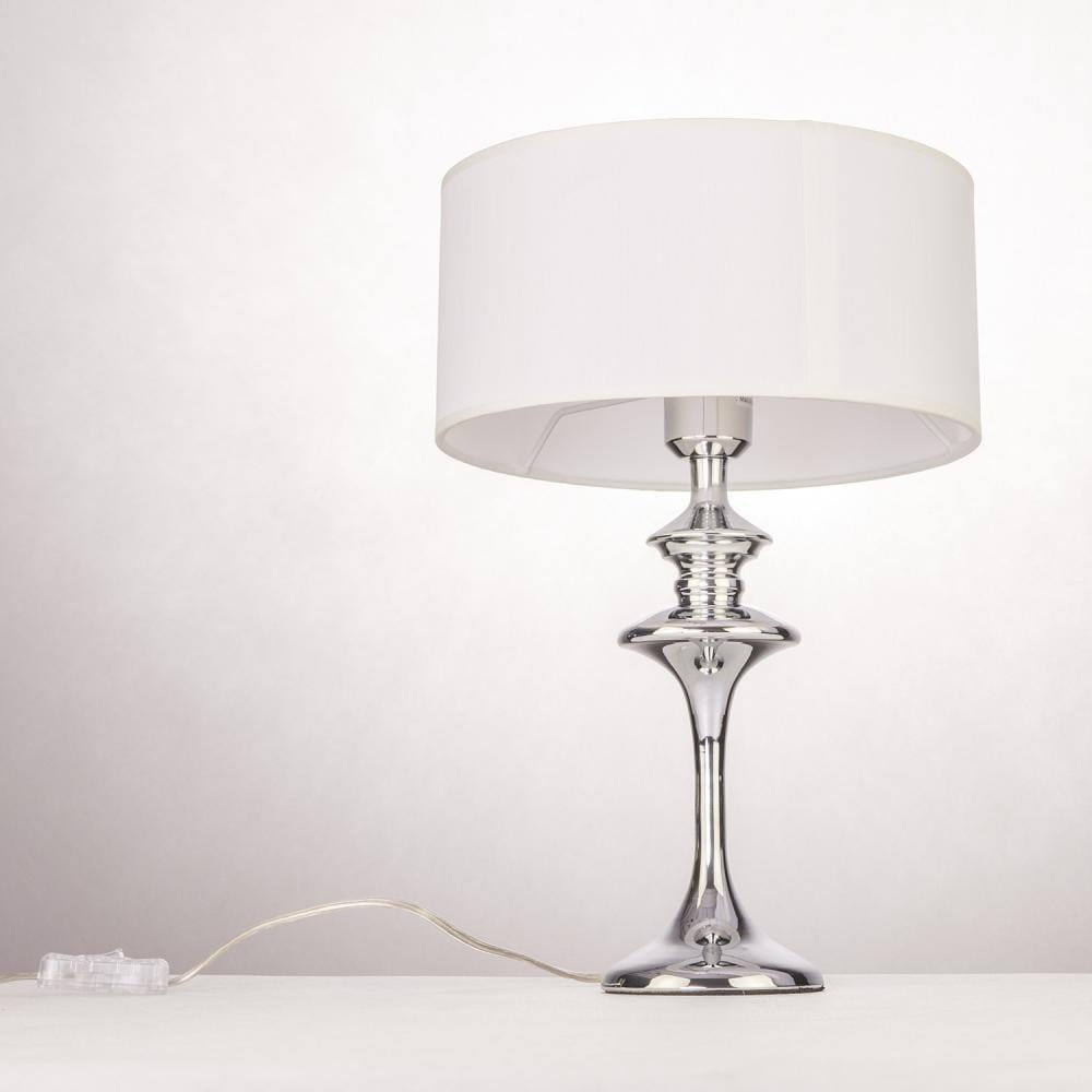 Lampa stołowa Chrom Abu Dhabi - T01413WH