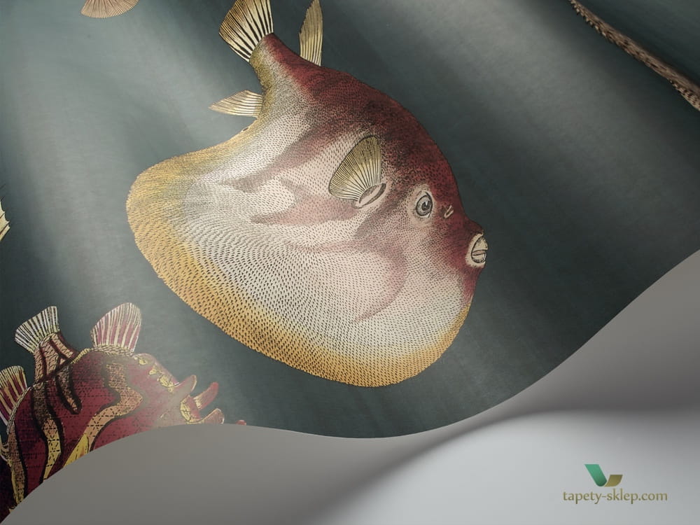 Tapeta Z Rybami Cole & Son Acquario 114/12024 Fornasetti