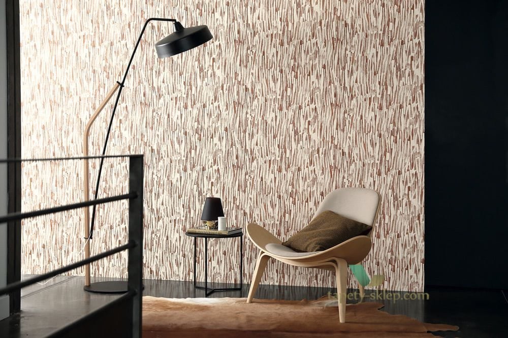 Tapeta imitująca pergamin Casamance 74030151 Washi Estampe