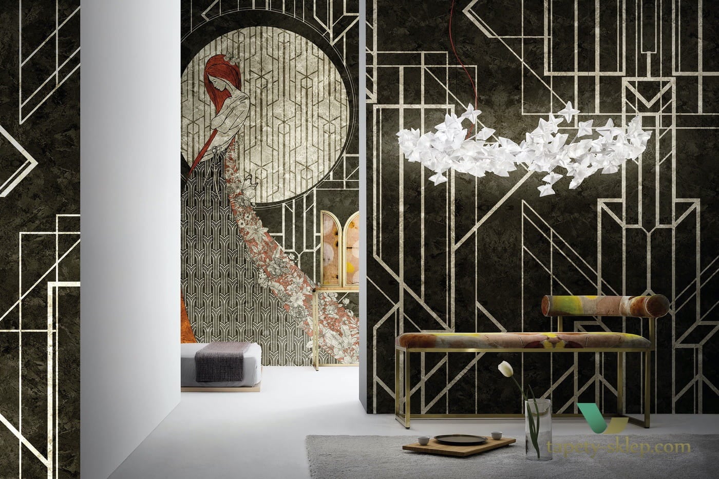 Tapeta Inkiostro Bianco AUBREY INKZAIN1802 GoldenWall