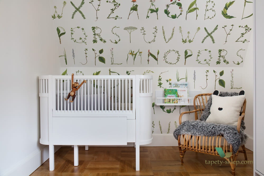 Fototapeta Rebel Walls R13195 Floral Alphabet