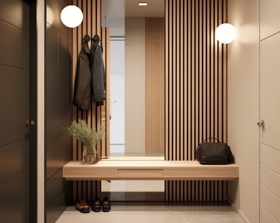 Lamele w przedpokoju – poznaj najnowsze inspiracje