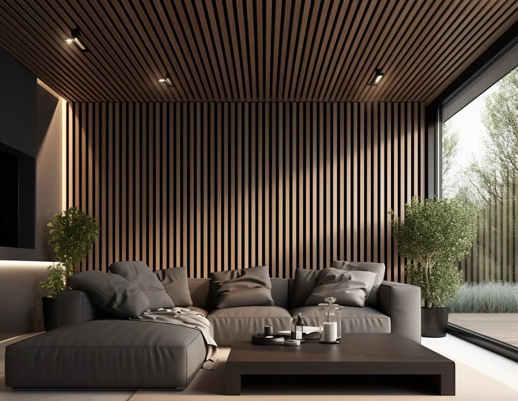 Lamele w salonie – aranżacje, które przypadną Ci do gustu